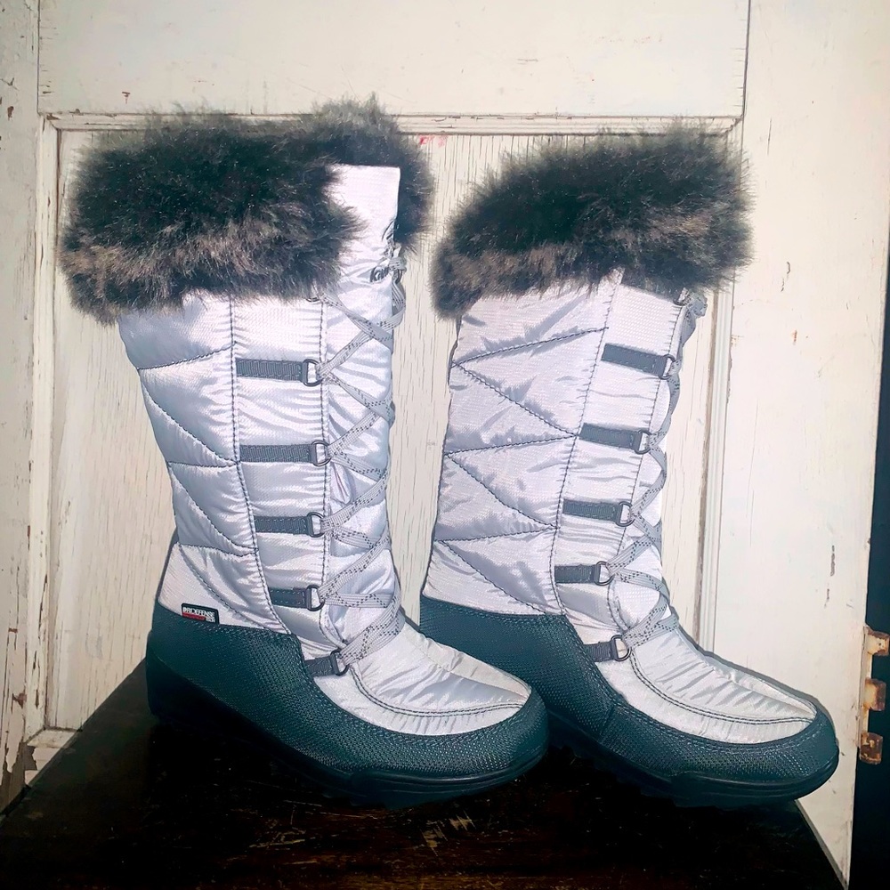 KAMIK PORTO DRI-CLIMATE GRAY & SILVER WEATHER TECH WINTER BOOTS‎ -NWT - Picture 7 of 7